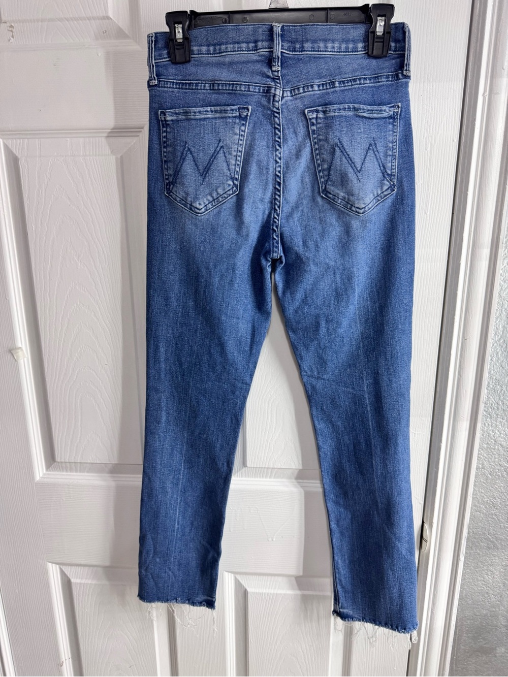 Women’s Blue High-Rise Slim Jeans - Picture 2 of 4